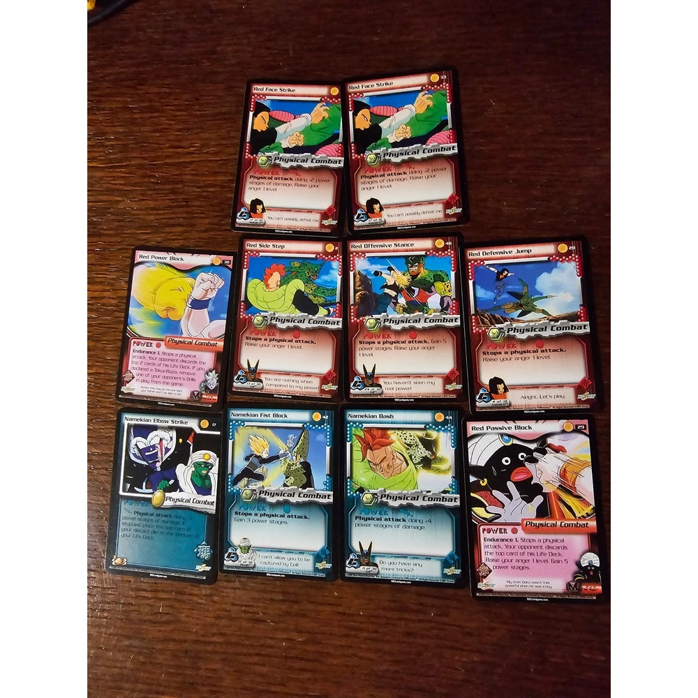 Dragon Ball Z DBZ Score TCG Card‎ Lot Collection Physical Combat Rare